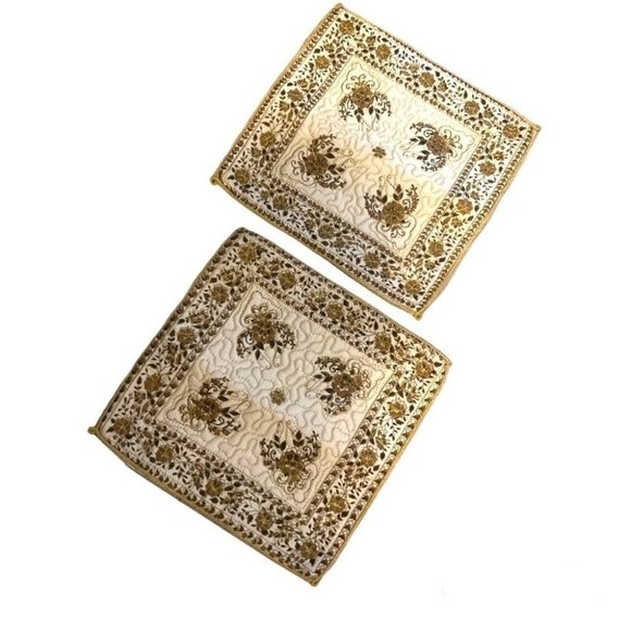 Beautiful Embroidered Accent Pillow Case  Covers - Picture 1 of 5